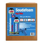 Soudafoam Pack Deal - 10 Tubes Gap Filler, 1 Gun &amp; Foam Cleaner &amp; 1 Gun