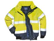 Portwest 3in1 Bomber Jacket C465 Yellow Navy XL