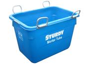 Teleporter Mortar Bin Heavy-Duty with Steel Frame – 330 Litre