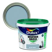 Dulux Weathershield Smooth Masonry Paint - Blue Grey 10L