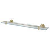 Haceka Kosmos Glass Shelf 60cm Brushed Gold