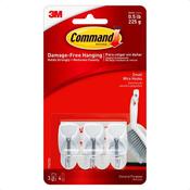 Small Wire Hooks comes with Command Strips