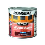 Ronseal 10 Year Woodstain 250ml Deep Mahogany