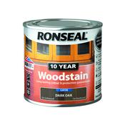 Ronseal 10 Year Woodstain 250ml Dark Oak