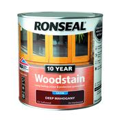 Ronseal 10 Year Woodstain 750ml Deep Mahogany