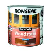 Ronseal 10 Year Woodstain 750ml Oak