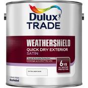 Dulux Trade Weathershield Quick Dry Exterior Satinwood Extra Deep Base 2.5l