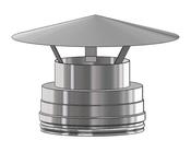 System 2 T/Wall S/S Ins 125mm Cowl-Raincap