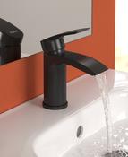 Corby Black Basin Mixer comes with Waste