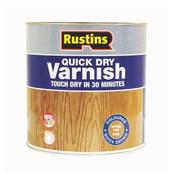 Rustins Quick Dry Satin Black Paint 500ml