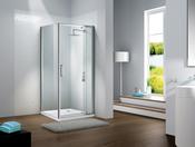 Slimline Telescopic Capella Pivot Door 1000mm Slimline 1950