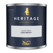 Dulux Heritage Tester Lead White 125ml