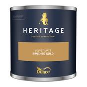 Dulux Heritage Tester Brushed Gold 125ml