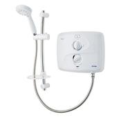 Triton T90SR 9.0kW Silent Pumped Electric Shower – White (Low Pressure)