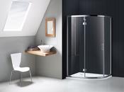 Chianti Hinge Quad Door Silver 900 x 1200mm