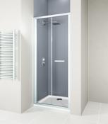 Verve Bifold Shower Door 900mm Silver Verve image