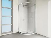 Verve 1 Door Quadrant Door 900mm Silver Verve image