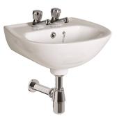 Strata Cloakroom Round Basin Fronted 2th 450mm x 330mm image