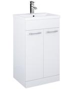 Porto White 50 Vanity Unit 520 x 395, 2 Door image