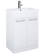 Porto 60cm 2 Door Vanity White 600 x 395mm image