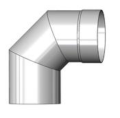 System 1 S/Wall Solid Fuel 125mm x 90deg Bend