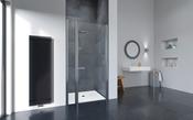 Flair Frameless Inline 40cm Silver Frameless New