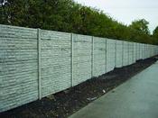1830 x 300 x 50mm Concrete Base Panel Rock Face