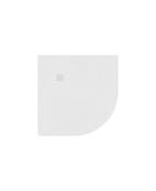 Slate White 900mm Quadrant Shower Tray &amp; Waste Slq90wh/Slw/St90-Out image
