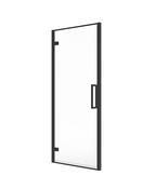 Aspect 8mm Framed Hinged Door 900 x 2000 Matt Black