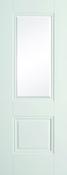 Arnhem 44mm Preprimed White Door 6'8" x 2'8" Clear Glass