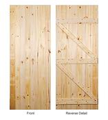 Indoors Ledged &amp; Braced Door - 80 Inch x 32 Inch (2032mm x 813mm)