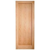 Indoors Rushmore Shaker Single Panel Pre-Finished Oak Door - 80 Inch x 34 Inch (2032mm x 864mm)