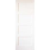 Indoors Kirkland Shaker 4 Panel Door - White - 78 Inch x 28 Inch (1981mm x 711mm)