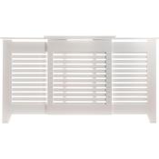 Tema Contemporary AdjradiatorCab White Large