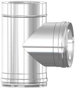System 2 7" 90deg T/Wall Tee