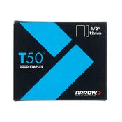 Arrow Staples T50/55 12mm (1/2") 1250/box 50012 image