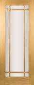 Seadec Arizona Oak Door 6'6" x 2'6 Preglazed