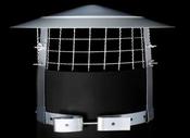 Anti-Bird / Anti-Rain 8" to 9" Stainless Steel Chimney Cowl | ABARCHG200