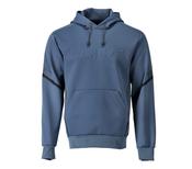 Mascot Fleece Hoodie with Mascot Logo - Size XL -Stone Blue