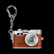 Rollei Keyring Digital Camera Brown 2cm Lcd Display Flash Audio Recording image