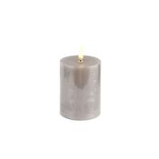 3d Flame LED Candle Grey W/6h Timer