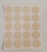 C &amp; C Beige Stick On Caps (Pack 100)