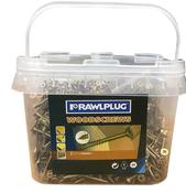 Rawlplug Chipboard Screws 5.0 x 100mm (Tub of 250)