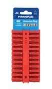 Uno 6 x 28mm Red Plugs (Card 96)