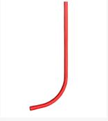Red ESB Hockey Stick Bend Complete 50mm