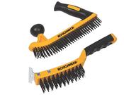R/Neck Heavy Duty Wire Brush Set