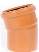 Sewer 225mm x 15deg Short Radius Bend Single Socket