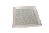 Aluminium Recess Cover &amp; Frame 400 x 400 x 60mm Epdm Seal &amp; Locking for Tiles (45mm Recess)