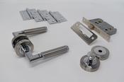 Belas WC Lever On Rose Doorpack Sncp Including WC Lock &amp; 3 Hinges