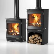 Henley St320 Cambridge Eco-5 Eco Stove Matt Black